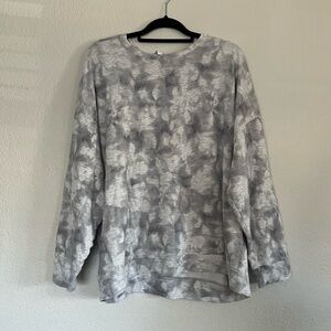 Athleta Light Gray Sweatshirt